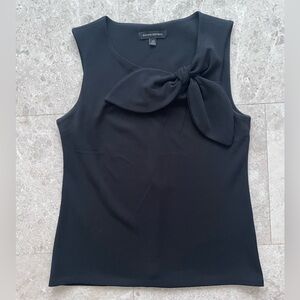 Banana Republic Black Sleeveless Top with Tie Detail at Front / Size XS